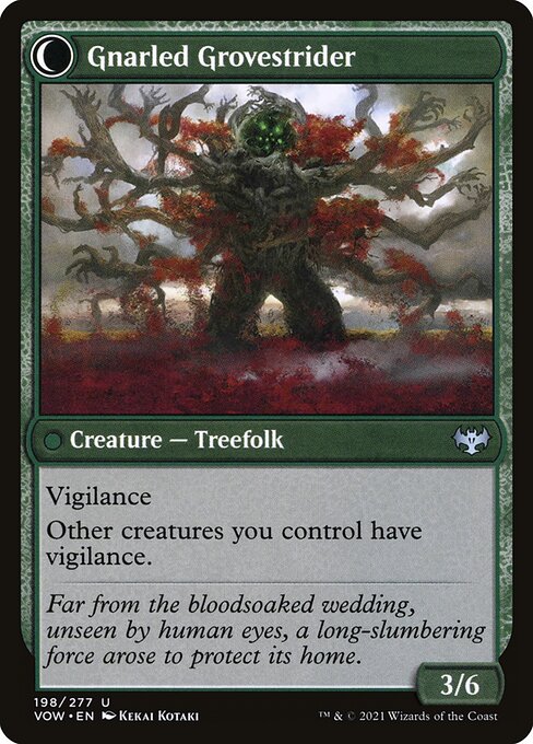Dormant Grove // Gnarled Grovestrider 198, back face