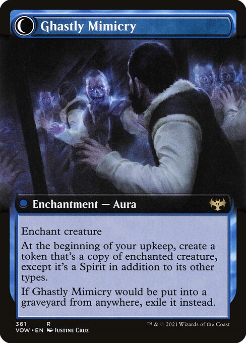 Mirrorhall Mimic // Ghastly Mimicry 361, back face