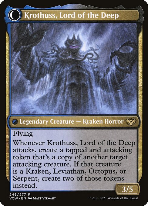 Runo Stromkirk // Krothuss, Lord of the Deep 246, back face