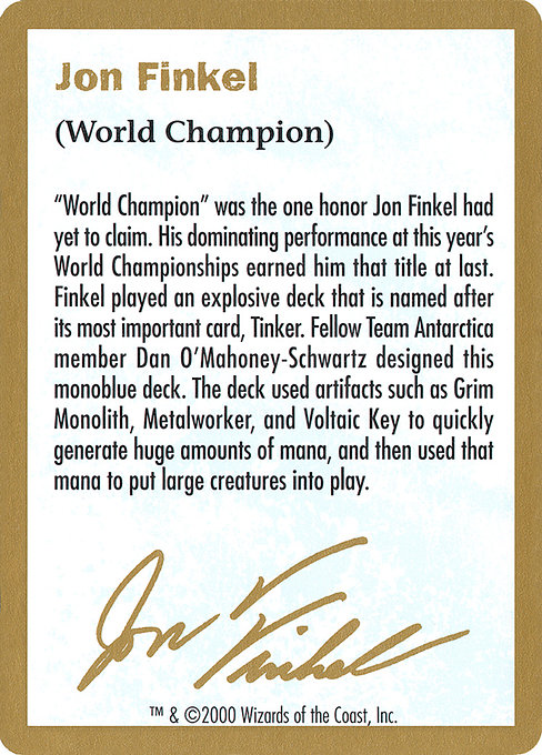 Jon Finkel Bio jf0a