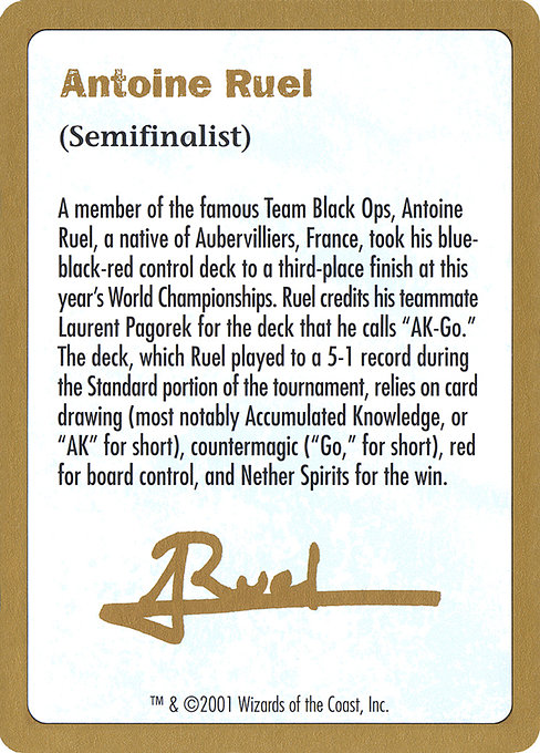 Antoine Ruel Bio ar0a