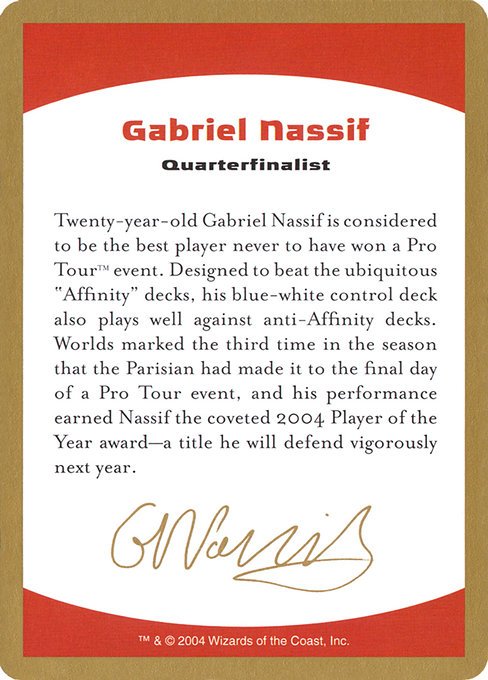Gabriel Nassif Bio gn0a