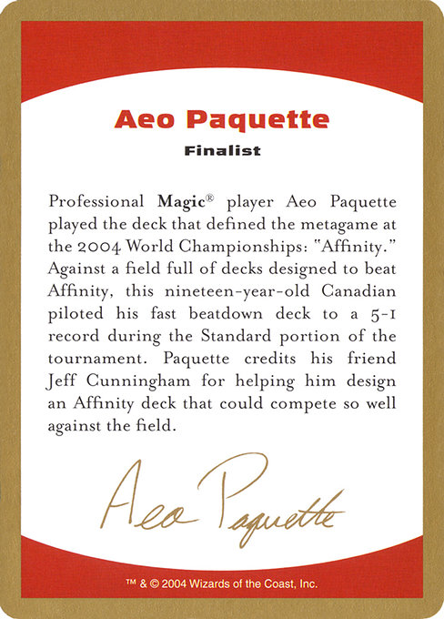 Aeo Paquette Bio ap0a