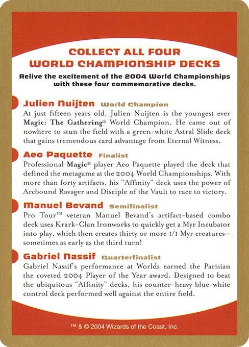 2004 World Championships Ad 0