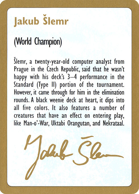 Jakub Šlemr Bio js0a