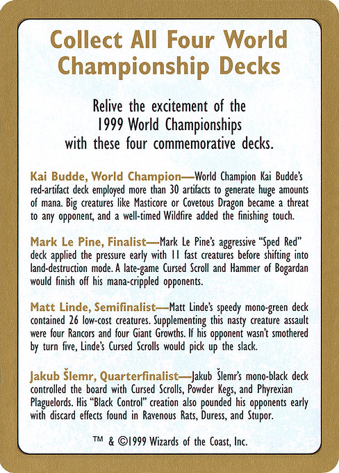 1999 World Championships Ad 0