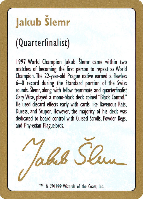 Jakub Šlemr Bio (1999) js0a