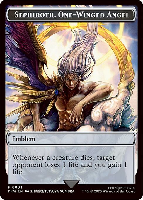 Sephiroth, One-Winged Angel Emblem 1