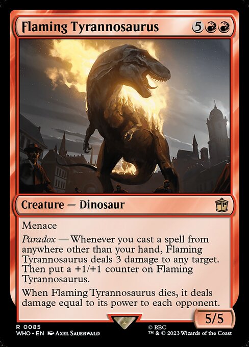 Flaming Tyrannosaurus 85