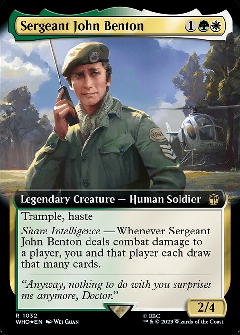 Sergeant John Benton 1032