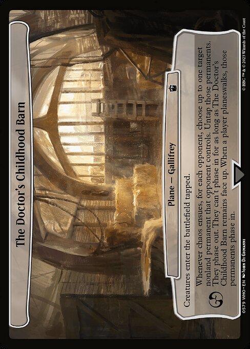 The Doctor's Childhood Barn 579