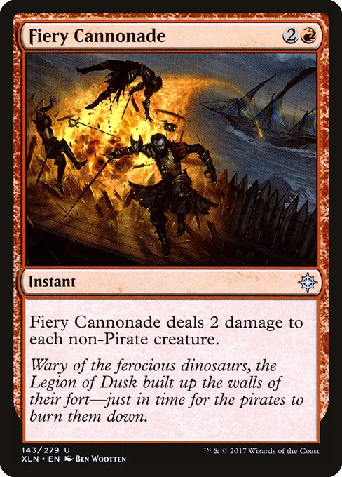 Fiery Cannonade 143