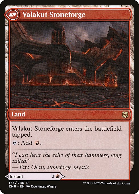 Valakut Awakening // Valakut Stoneforge 174, back face