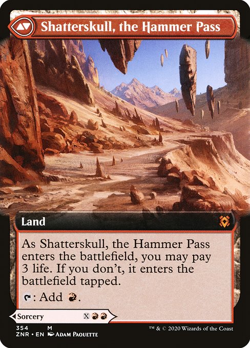 Shatterskull Smashing // Shatterskull, the Hammer Pass 354, back face