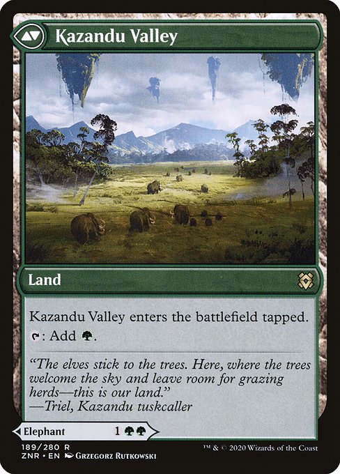 Kazandu Mammoth // Kazandu Valley 189, back face