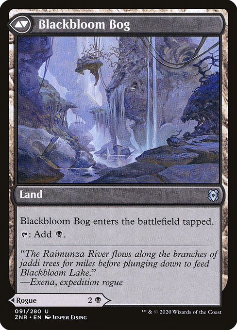 Blackbloom Rogue // Blackbloom Bog 91, back face