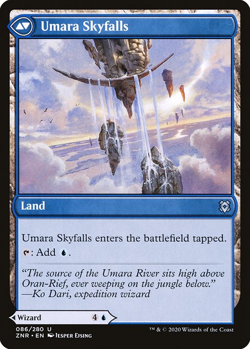 Umara Wizard // Umara Skyfalls 86, back face