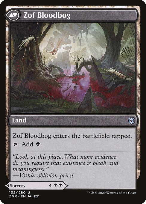 Zof Consumption // Zof Bloodbog 132, back face