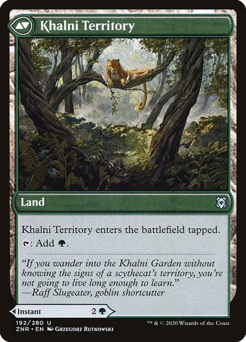 Khalni Ambush // Khalni Territory 192, back face