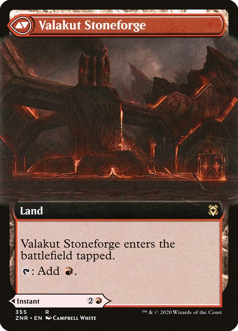 Valakut Awakening // Valakut Stoneforge 355, back face