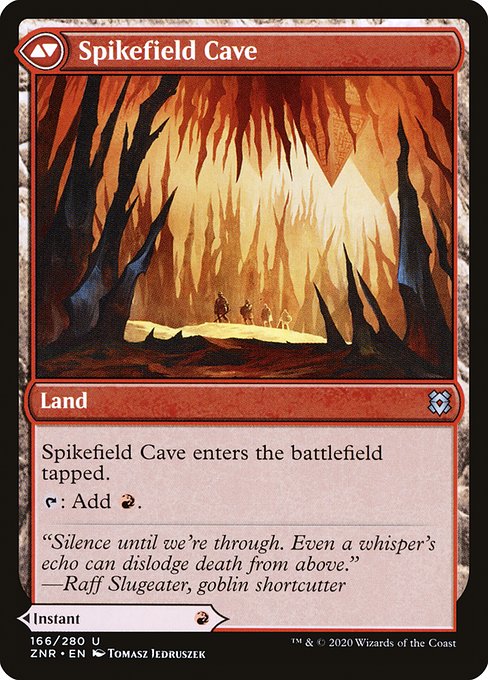 Spikefield Hazard // Spikefield Cave 166, back face