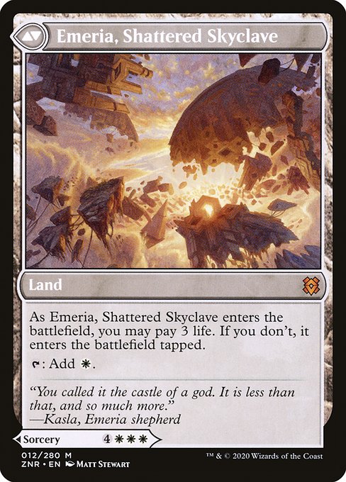 Emeria's Call // Emeria, Shattered Skyclave 12, back face