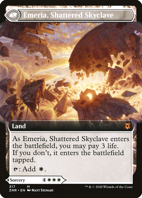 Emeria's Call // Emeria, Shattered Skyclave 317, back face