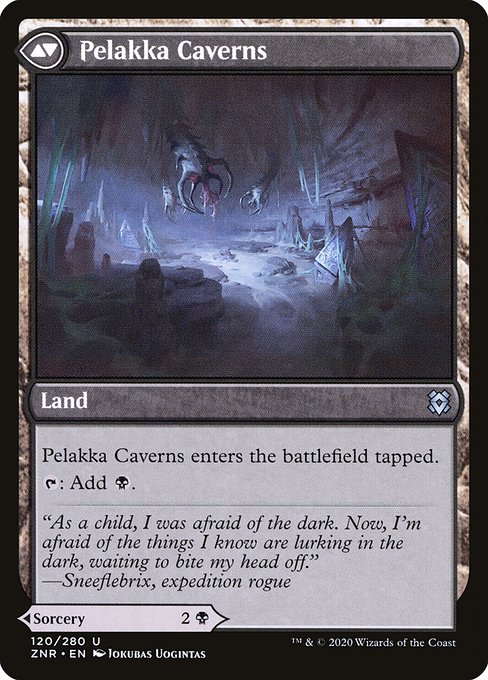 Pelakka Predation // Pelakka Caverns 120, back face