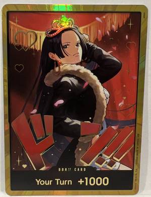 DON!! Card (Boa Hancock) (Gold)