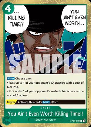You Ain't Even Worth Killing Time!! 039