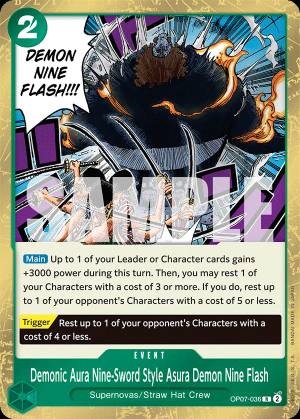 Demonic Aura Nine-Sword Style Asura Demon Nine Flash 036