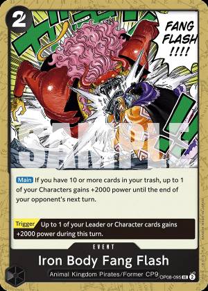 Iron Body Fang Flash 095