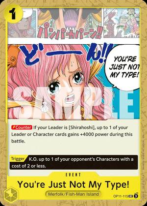 You're Just Not My Type! 115