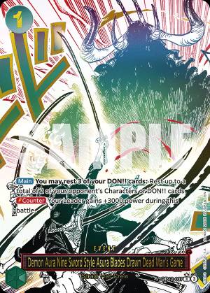 Demon Aura Nine Sword Style Asura Blades Drawn Dead Man's Game 037