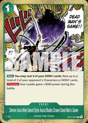 Demon Aura Nine Sword Style Asura Blades Drawn Dead Man's Game 037