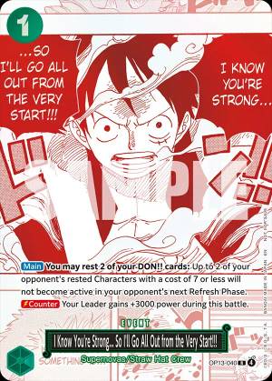 I Know You're Strong... So I'll Go All Out from the Very Start!!! 040