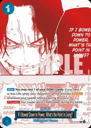 If I Bowed Down to Power, What's the Point in Living? 057
