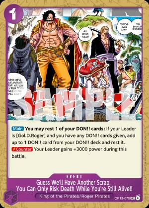 Guess We'll Have Another Scrap. You Can Only Risk Death While You're Still Alive!! 075