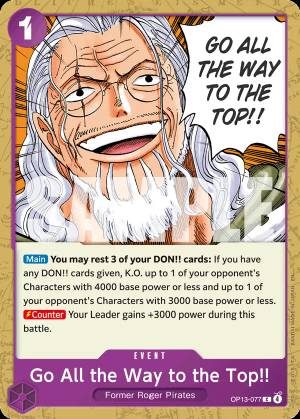 Go All the Way to the Top!! 077