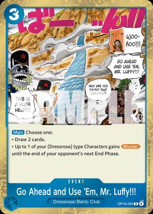 Go Ahead and Use 'Em, Mr. Luffy!!! 055