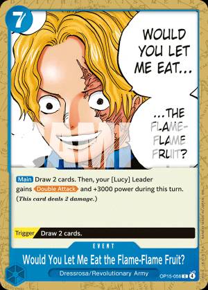 Would You Let Me Eat the Flame-Flame Fruit? 056