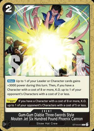 Gum-Gum Diable Three-Swords Style Mouten Jet Six Hundred Pound Phoenix Cannon 015