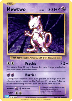 Mewtwo 014/034
