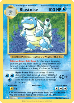 Blastoise 003/034