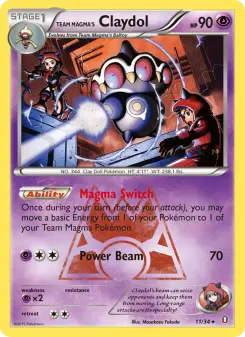 Team Magma's Claydol 11
