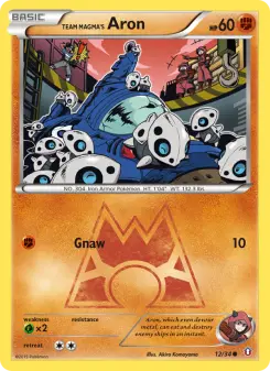 Team Magma's Aron 12
