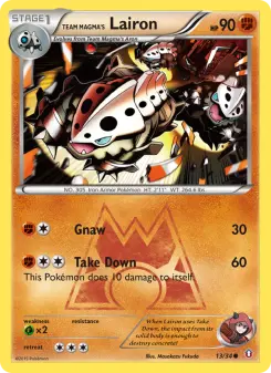 Team Magma's Lairon 13