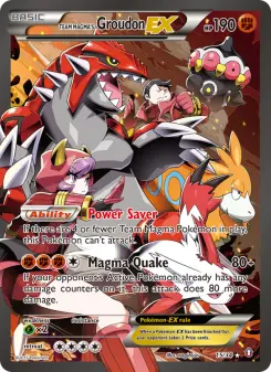 Team Magma's Groudon-EX 15