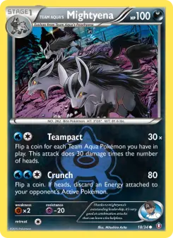 Team Aqua's Mightyena 18