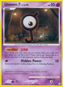 Unown [J] 76/146